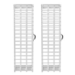 Alumiiniset kuormausrampit kaksi kappaletta taitettavat kumikynnyslevyt mönkijöille ja moottoripyörille