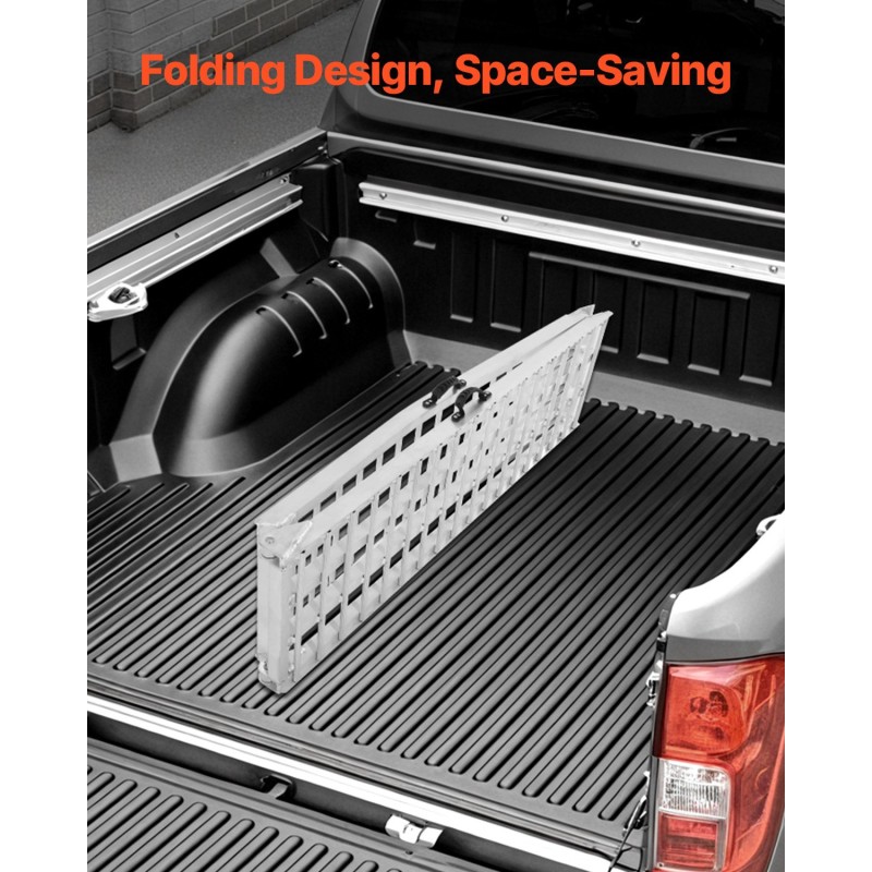 Alumiininen taittuva ajosilta 3050 mm pituus 450 mm leveä 453 kg kantavuus