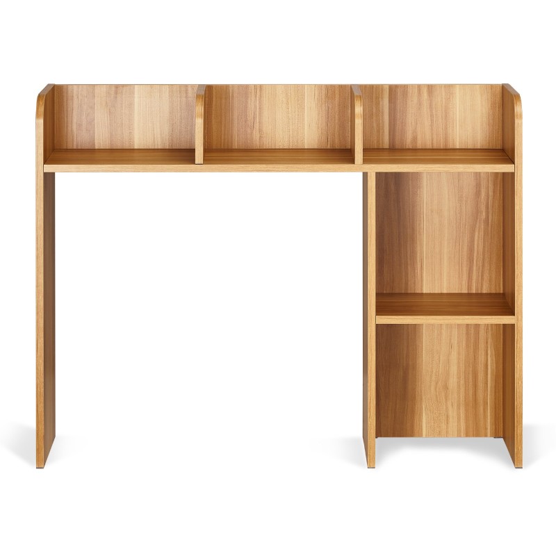 Pöytähylly kaksitasoinen lastulevy melamiinipaperi koko 94,5×24,1×73,4 cm 60 kg kantavuus