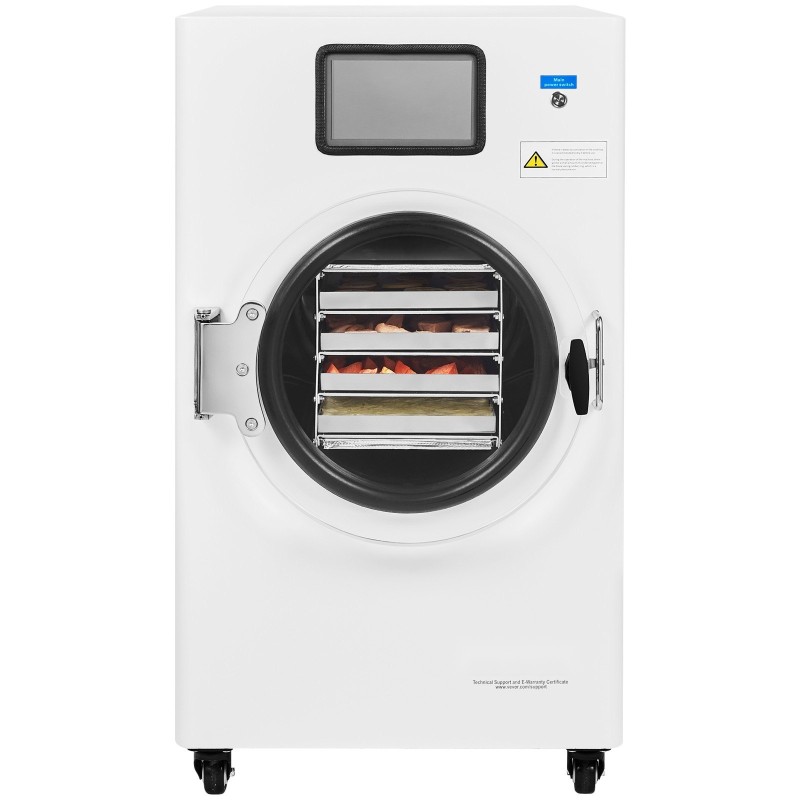 Tyhjiöpakastokuivain elintarvikkeille 4 tasoa 4–6 kg erä 304 ruostumaton teräs