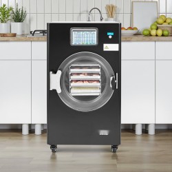 Pakastekuivain 4-tasoinen 4–6 kg per erä 304-ruostumaton teräs tyhjiöpumpulla kotikäyttöön