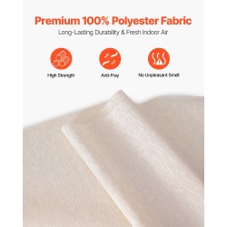 Paneeliverho polyesteri 4 paneelia säädettävä kisko 116–218 cm leikattava korkeus 243 cm