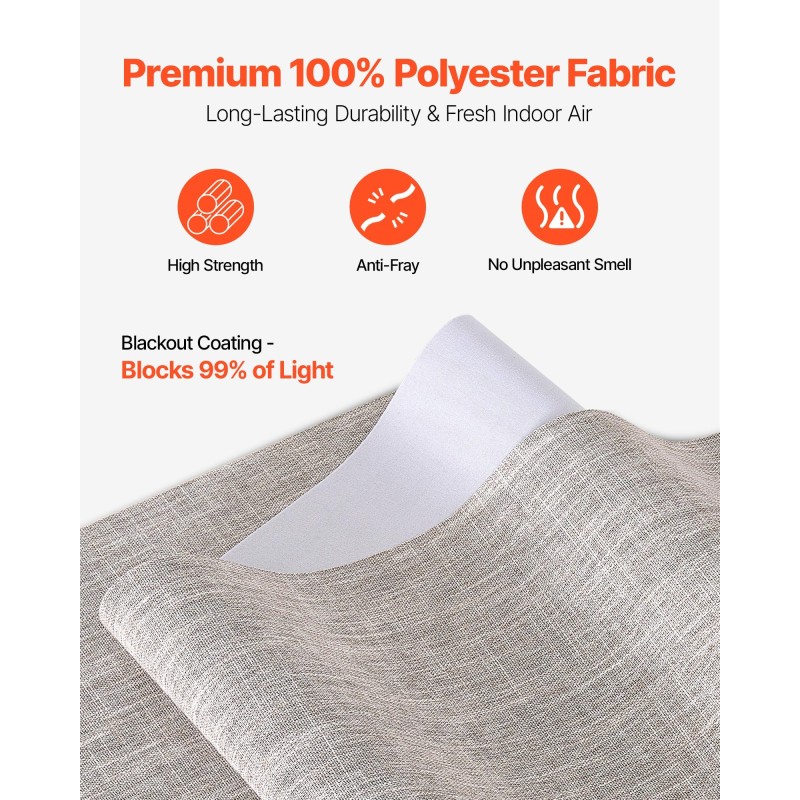 Paneeliverhojärjestelmä 4 paneelia ruskea polyesteri täysin pimentävä 116–218 cm