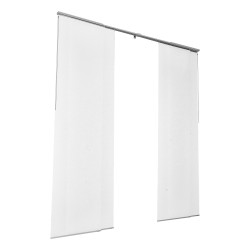 Paneeliverho valkoinen polyesteri neljä paneelia säädettävä kisko liukuoviin