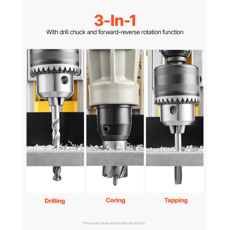 Magneettiporakone 1400 wattia 50 millimetriä ydinkoruporalla 6 kappaletta mukana