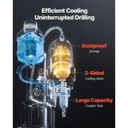 Magneettiporakone metallille 1400 wattia 40 millimetriä ydinporalla 12500 newtonin pitovoima