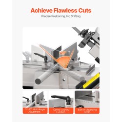 Metallinen vannesaha vaaka- ja pystyleikkaukseen 178 x 305 mm 1,1 kW