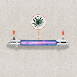 UV-vedenpuhdistin 304-ruostumattomasta teräksestä 25 W 22,7 l/min 8000 tuntia