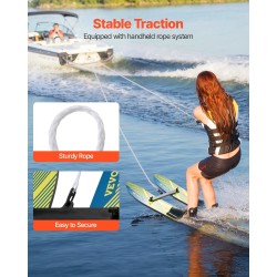 Vesihiihtosukset pari 116,8 cm nuorille PU-vaahto puukansi