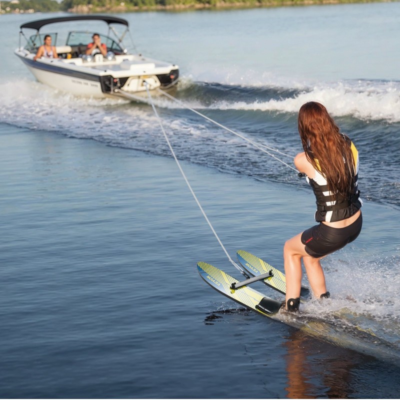 Vesihiihtosukset pari 116,8 cm nuorille PU-vaahto puukansi