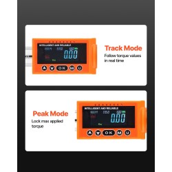 Digitaalinen momenttiavainsarja 2-osainen 1/2 ja 3/8 LCD-näytöllä
