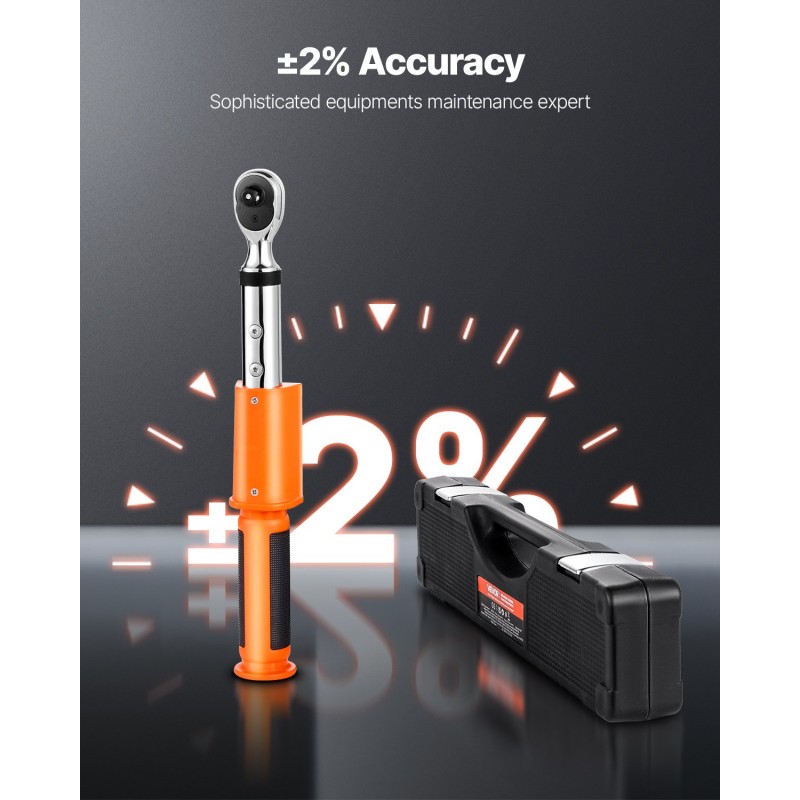 Digitaalinen momenttiavain autoihin ja moottoripyöriin 3/8 tuuman vääntiöllä 0–135 N.m 72 hammasta