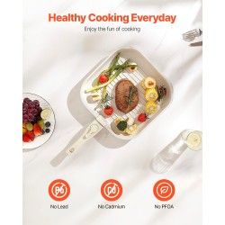 Kattila- ja paistinpannisarja 17-osainen tarttumaton induktiolle sopiva valkoinen irrotettavat kahvat