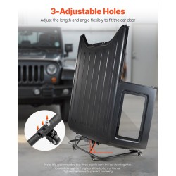 Siirrettävä teräksinen säilytyskärry Jeep Wrangler TJ JK JL kovakatolle ja oville