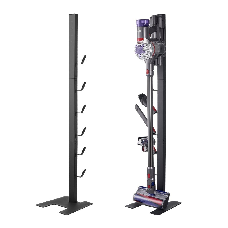Pölynimuritelin 1270 mm kylmävalssattu SPCC-teräs 6 koukkua yhteensopiva Dyson-varsi-imureille