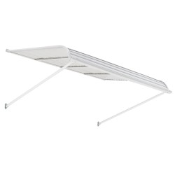 Alumiininen ovikatos 1524×1066 mm sadesuoja oville