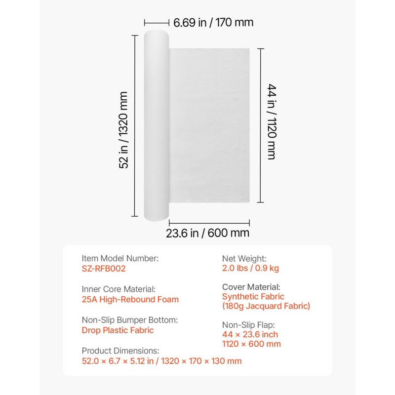 Sängyn reunatuki 132 cm pitkä korkean palautuvuuden vaahtoydin taaperoille