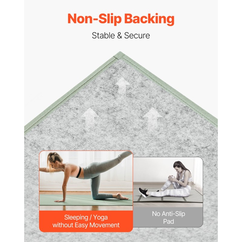 Tatamipatja luonnollisesta meriheinästä 3-osainen 2108×990×13 mm liukumaton pohja