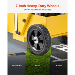 Rajaus- ja linjamaalauskone hiilirakenneteräsrunko säädettävä 56–102 mm viivanleveys taitettava nelipyöräinen säilytystilalla