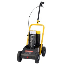 Linjamaalauskone työnnettävä 4-pyöräinen hiilirakenneteräksinen runko säädettävä viivanleveys 56–102 mm säilytyskori 5–6