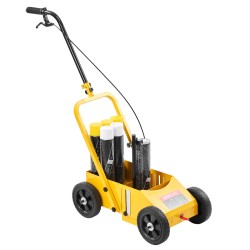 Jälkiviivauskone hiilirakenneteräsrunko säädettävä viivanleveys 56–102 mm 4-pyöräinen työnnettävä