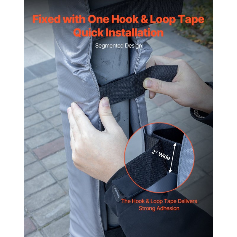 Koripallotolpan pehmuste PVC-verkkokangas helmipehmuste 1800 x 500 mm harmaa