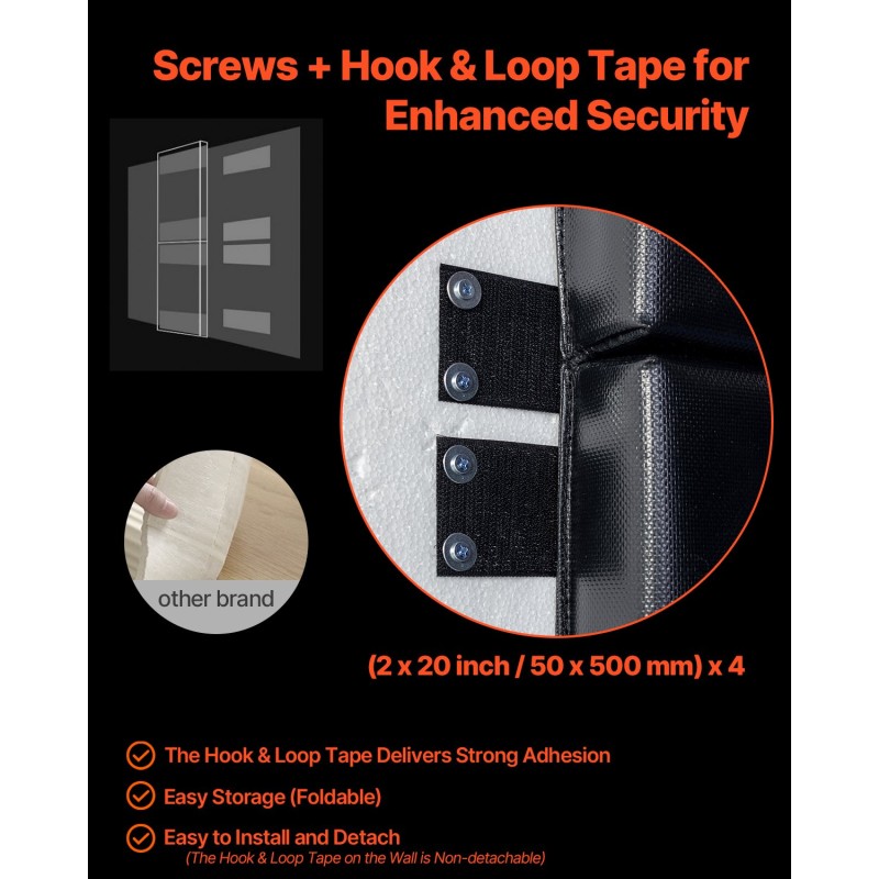 Seinäpehmuste PVC-verkkokangas helmi-vaahto 1500 x 500 x 50 mm musta urheilutiloihin