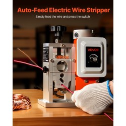 Kaapelinkuorintakone automaattinen sähköinen 400 W 1,5–40 mm seosteräs- ja alumiinirunkoinen