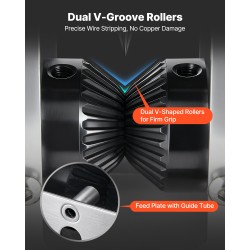 Johdonkuorintakone teräsrunko 1,5–30 mm käsikampi tai porakäyttö romukuparin kierrätys