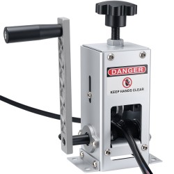 Johdonkuorintakone teräsrunko 1,5–30 mm käsikampi tai porakäyttö romukuparin kierrätys