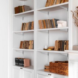 Seinähyllykiskot SPCC-teräs 990 mm 10 kpl yksittäisellä uralla jauhemaalattu kirkas hopea