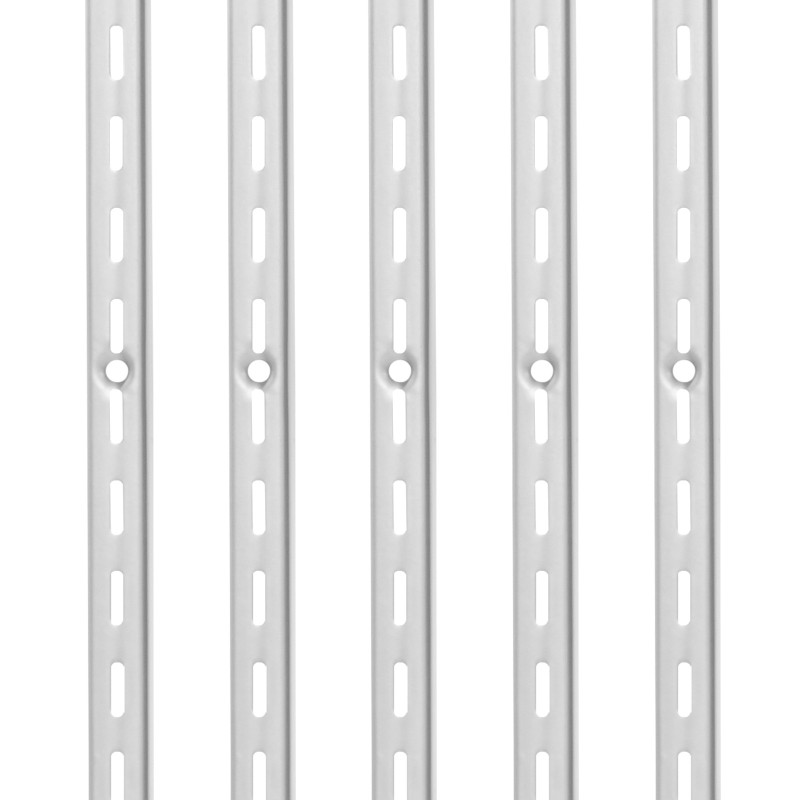 Seinähyllykiskot SPCC-teräs 990 mm 10 kpl yksittäisellä uralla jauhemaalattu kirkas hopea
