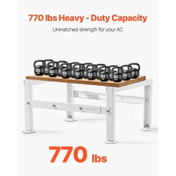 Maajalusta sinkitty teräs 710–1200 mm ulkoyksikölle 350 kg