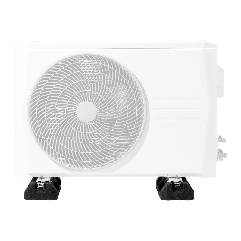 Lattia-asennettava pohjalevy minisplit- ja ilmalämpöpumpuille kumi-alumiini 1000 kg