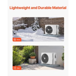 Ulkoyksikön alusta mini-split säänkestävä polypropeeni 181 kg kantavuus