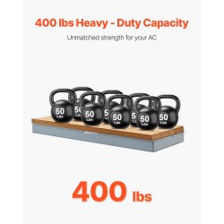 Ulkoyksikön alusta mini-split säänkestävä polypropeeni 181 kg kantavuus