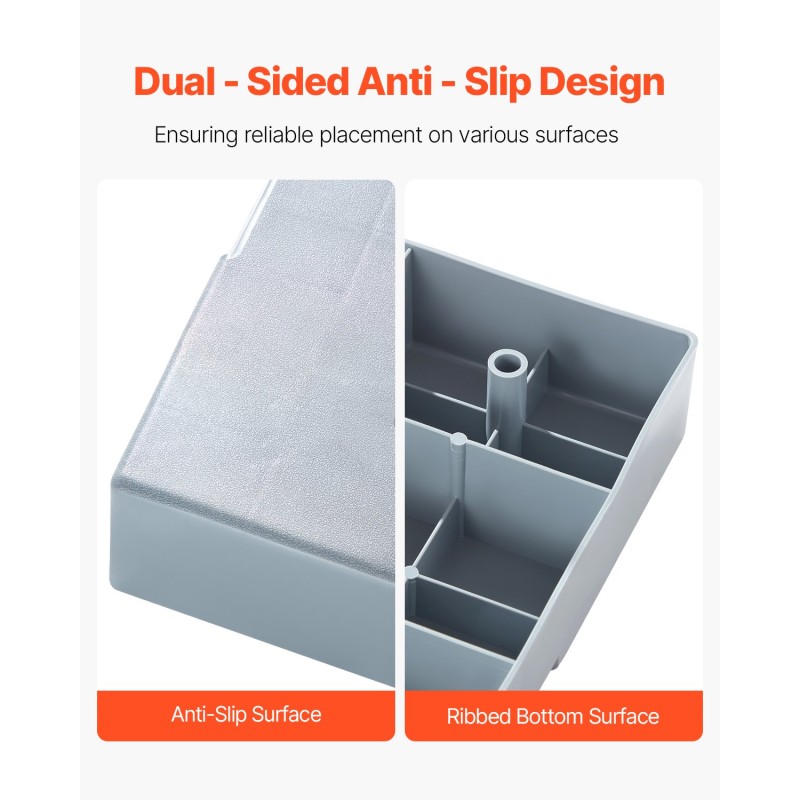 Ulkoyksikön alusta mini-split säänkestävä polypropeeni 181 kg kantavuus