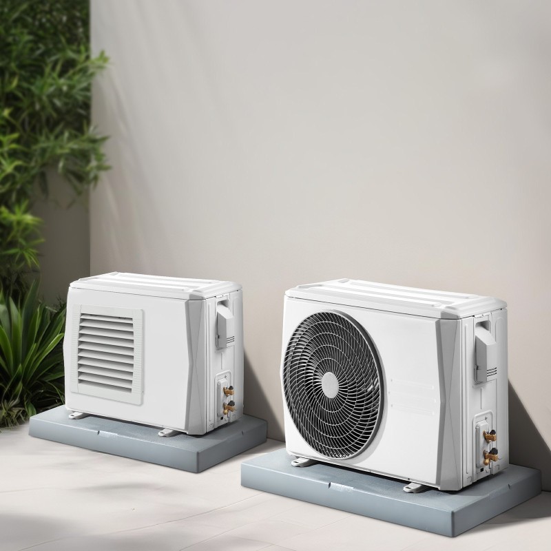 Ulkoyksikön alusta mini-split säänkestävä polypropeeni 181 kg kantavuus