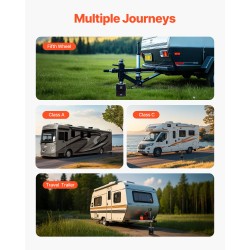 Tunkkiblokit PP-muovi 2 kpl 152,4 mm tukikorkeus 2,7 tonnia matkailuvaunuille ja matkailuautoille