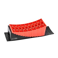 Kaarevat matkailuauton tasaimet 2 kpl PP muovia säädettävä korkeus 12 7 101 6 mm luistamaton kumimatto