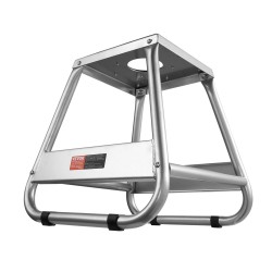 Moottoripyörän huoltoteline teräsrunko kumipehmusteilla kantavuus 1100 paunaa yleismallinen eri pyörämalleille