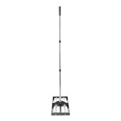 Nurmikon tasoitusharja ruostumaton teräs ja alumiiniseos 254 millimetriä leveä pohjalevy