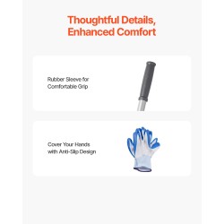 Nurmikon tasoitusharja ruostumaton teräs ja alumiiniseos 254 millimetriä leveä pohjalevy