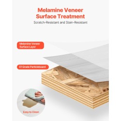 Seinään kiinnitettävä leijuva TV-taso 120 cm E1-lastulevy 52 kg kantavuus