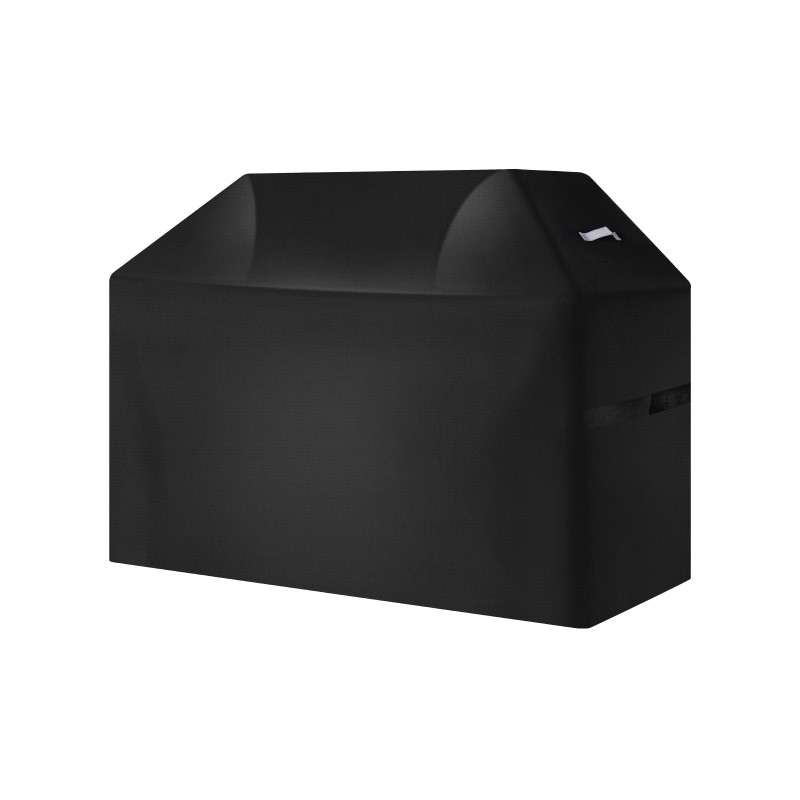 Grillisuoja 600D polyesteri 3-kerroksinen vedenpitävä musta sopii 52-tuumaisille grilleille