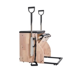 Pilates-tuoli kumipuinen runko neliasteinen jousivastus enimmäiskuorma 350 paunaa kotiin ja studioon