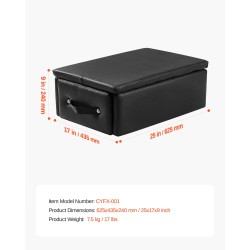 Pilates-laatikko reformeriin monikerroksinen puu metallivahvistettu PU-nahkainen 625x435x240 mm