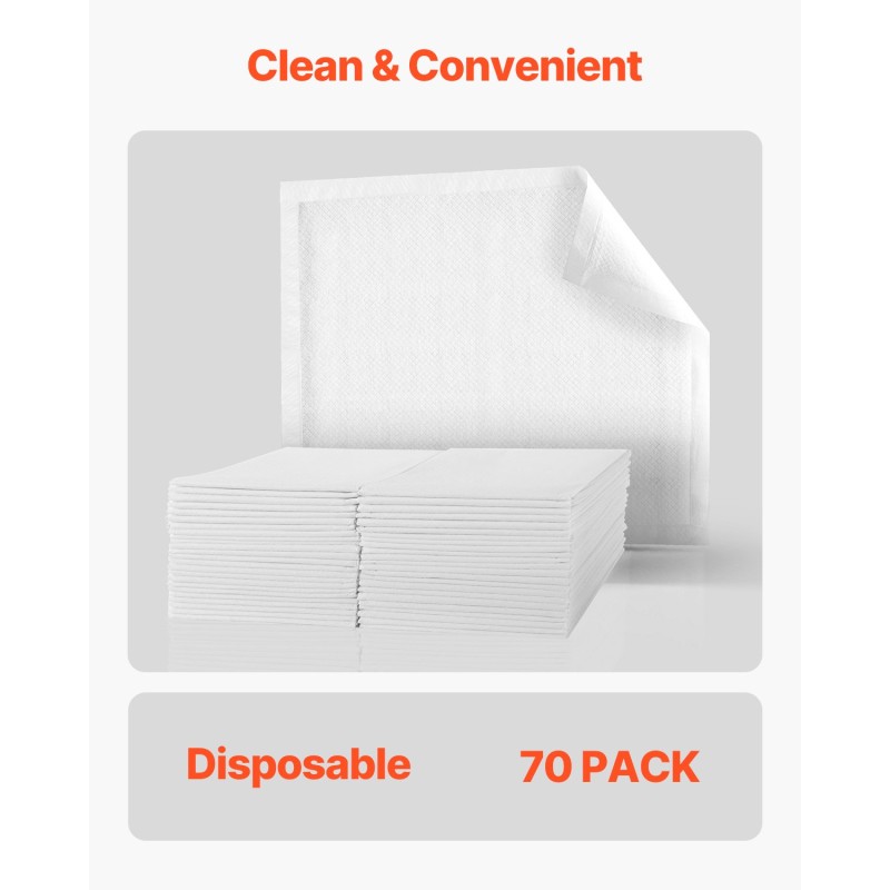 Kertakäyttöiset alusliinat 70 kpl 5-kerroksinen imukykyinen vuotamaton