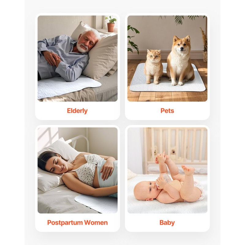 Suojalakana lateksiton konepestävä 34 x 36 tuuman 10 kpl uudelleenkäytettävä