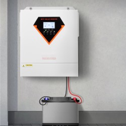 Hybridi-aurinkoinvertteri 3500W 24V 100A MPPT-lataussäätimellä puhdas siniaalto WiFillä